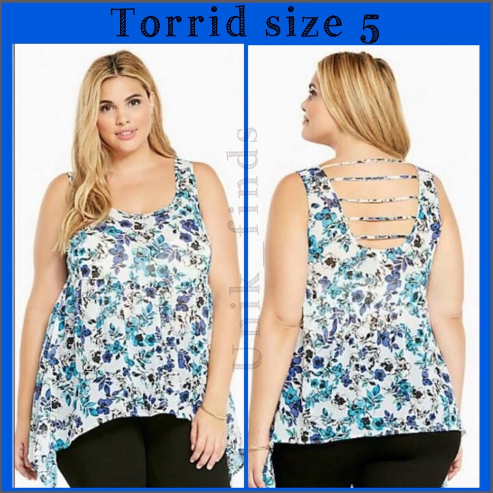 💜3 FOR $30- 5x Torrid babydoll tank!